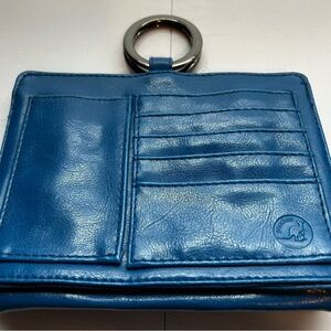 Elegant Blue  Pouchee Purse Organizer for Women